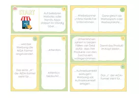 Vorschau - Spiele - Domino WBS: Werbung // AIDA // AIDA-Formel - Deckblatt
