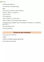 Vorschau - Arbeitsblätter - helpful phrases for your oral exam monologue , Sprechprüfungen - Seite 2