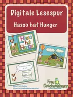 Vorschau - Spiele - Interaktive Lesespur - Hasso hat Hunger - Deckblatt