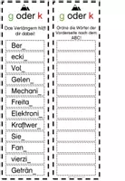 Vorschau - Stationenlernen - Auslautverhärtung Druckschrift Klammerkarten - Seite 3