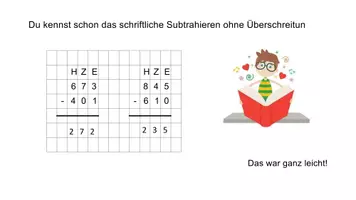 Vorschau - Präsentationen/Tafelbilder - Power Point - Subtraktion mit Übertrag (animiert) - Seite 2