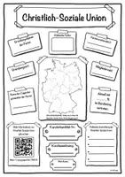 Vorschau - Unterrichtsreihen - Steckbrief Christlich-Soziale Union (CSU) Bundestagswahl - Deckblatt