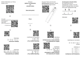 Vorschau - Arbeitsblätter - Minibuch zur Addition und Subtraktion von rationalen Zahlen - Deckblatt