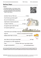 Vorschau - Arbeitsblätter - Lernposter + Arbeitsblatt zum Thema "Berliner Mauer" + Onlineübung & MP3 + Mindmap + Infografik - Seite 1