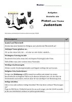 Vorschau - Arbeitsblätter - Aufgabenstellung Plakat Judentum - Seite 3
