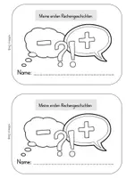 Vorschau - Arbeitsblätter - Rechengeschichten ZR 20 1. Klasse - Seite 1