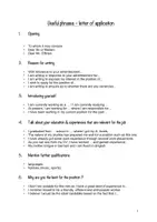 Vorschau - Arbeitsblätter - Letter of Application - useful phrases - language support - Bewerbungsschreiben - Seite 3