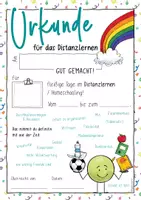 Vorschau - Arbeitsblätter - Urkunde Distanzlernen / Homeschooling - Schüler & Eltern - Seite 2