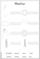 Vorschau - Arbeitsblätter - Weather - Materialpaket - Seite 3
