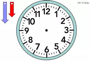 Vorschau - Mal- und Bastelvorlagen - Die Uhr - Tafelmaterial & Legematerial zum bestimmen der Uhrzeiten - Seite 3
