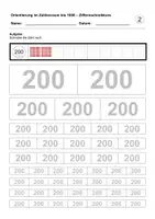 Vorschau - Arbeitsblätter - Ziffernschreibkurs (Zahlenraum bis 1000) - Seite 3