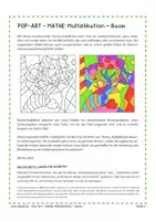 Vorschau - Arbeitsblätter - GRATIS Pop-Art Mathe - Multiplikation-Baum - Seite 2