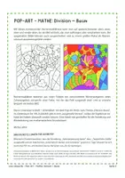Vorschau - Arbeitsblätter - GRATIS Pop-Art Mathe - Division-Baum - Seite 3