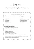 Vorschau - Arbeitsblätter - Leitfaden Charakterisierung / Figurenbeschreibung mit Wortschatzliste und Aufbauschema - Seite 3