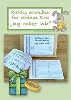 Vorschau - Arbeitsblätter - Miniheftchen "ng oder nk" - Deckblatt