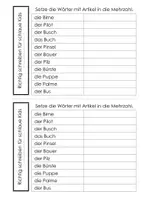 Vorschau - Arbeitsblätter - Miniheftchen "B oder P" (Anlaut) - Seite 3