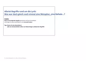 Vorschau - Arbeitsblätter - Mindmap und Übung zu Lyrikbegriffen - Seite 3