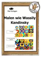 Vorschau - Arbeitsblätter - Kunststunde: Malen wie Kandinsky - Deckblatt