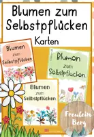 Vorschau - Bildkarten - Kärtchen: Blumen zum Selbstpflücken (Geschenk) - Deckblatt