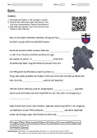Vorschau - Arbeitsblätter - Arbeitsblatt zum Thema "Bonn" + Onlineübung & MP3 + Mindmap + Infografiken - Deckblatt