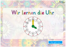 Vorschau - Interaktives Material - Die Uhr - Interaktives PDF mit zahlreichen Aufgaben und Theorie - Seite 1