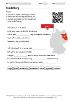 Vorschau - Arbeitsblätter - Arbeitsblatt zum Thema "Brandenburg" + Onlineübung & MP3 + Infografik - Deckblatt