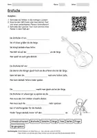Vorschau - Arbeitsblätter - Arbeitsblatt zum Thema "Bratsche" + Onlineübung & MP3 + Mindmap + Infografik - Deckblatt