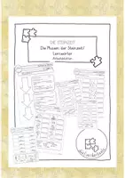 Vorschau - Arbeitsblätter - Phasen der Steinzeit - Arbeitsblätter - - Deckblatt