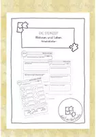 Vorschau - Arbeitsblätter - Wohnen und Leben in der Steinzeit -Arbeitsblätter- - Deckblatt