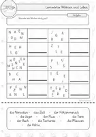 Vorschau - Arbeitsblätter - Wohnen und Leben in der Steinzeit -Arbeitsblätter- - Seite 3