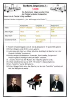 Vorschau - Spiele - Berühmte Komponisten 3 -Logical für die Sekundarstufe - Seite 1