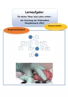 Vorschau - Arbeitsblätter - Unterrichtsbesuch: Ein kleiner Pikser kann Leben retten! – Die Vererbung der Erbkrankheit Phenylketonurie (PKU). - Deckblatt