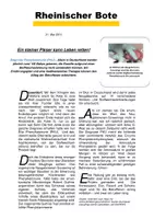 Vorschau - Arbeitsblätter - Unterrichtsbesuch: Ein kleiner Pikser kann Leben retten! – Die Vererbung der Erbkrankheit Phenylketonurie (PKU). - Seite 1