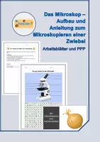 Vorschau - Arbeitsblätter - Das Mikroskop - Aufbau und Anleitung zum Mikroskopieren - Deckblatt