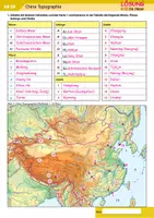 Vorschau - Arbeitsblätter - China Topographie - Seite 2