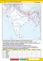 Vorschau - Arbeitsblätter - Der Indische Subkontinent - Deckblatt