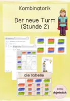 Vorschau - Stundenentwürfe - Kombinatorik: Der neue Turm (Stunde 2) - Deckblatt
