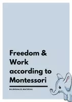 Vorschau - Arbeitsblätter - Freedom & Work according to Montessori (Englisch) - Deckblatt