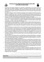 Vorschau - Arbeitsblätter - Die kommunistische Theorie von Marx & Engels: Lösung der "Sozialen Frage"? - Deckblatt