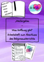 Vorschau - Unterrichtsreihen - Weitergehen: was Hoffnung gibt - Themenheft - Deckblatt