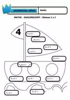 Vorschau - Unterrichtsreihen - Kleines 1x1 Reihe 1-5 - Deckblatt