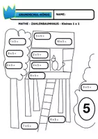 Vorschau - Unterrichtsreihen - Kleines 1x1 Reihe 1-5 - Seite 1