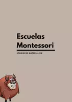 Vorschau - Arbeitsblätter - Escuelas Montessori (Spanisch) - Deckblatt