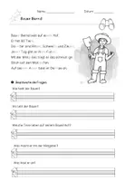Vorschau - Mal- und Bastelvorlagen - Materialpaket "Bauernhoftiere" (Klasse 1 und 2) Deutsch, Sachunterricht und Kunst - Seite 3