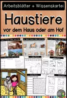 Vorschau - Unterrichtsreihen - Haustiere - Haltung vor dem Haus und am Hof (Pferd) - Deckblatt