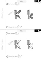 Vorschau - Arbeitsblätter - Buchstabe K/ k - Miniheft für die Buchstabeneinführung - Seite 2
