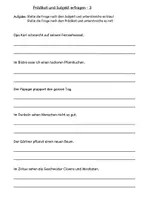 Vorschau - Arbeitsblätter - Großes Übungspaket Satzglieder - Deckblatt