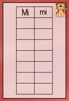 Vorschau - Arbeitsblätter - Klettmappen (TEACCH) zur Silbe mi - Seite 1
