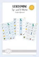 Vorschau - Spiele - Lesedomino SP und ST - Deckblatt