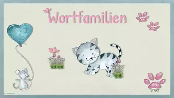 Vorschau - Interaktives Material - interaktive PDF - Wortfamilien - Seite 1